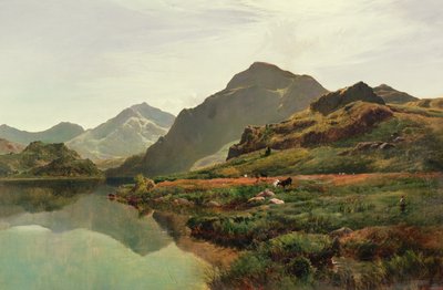 Eine Hochlandsee-Szene von Sidney Richard Percy
